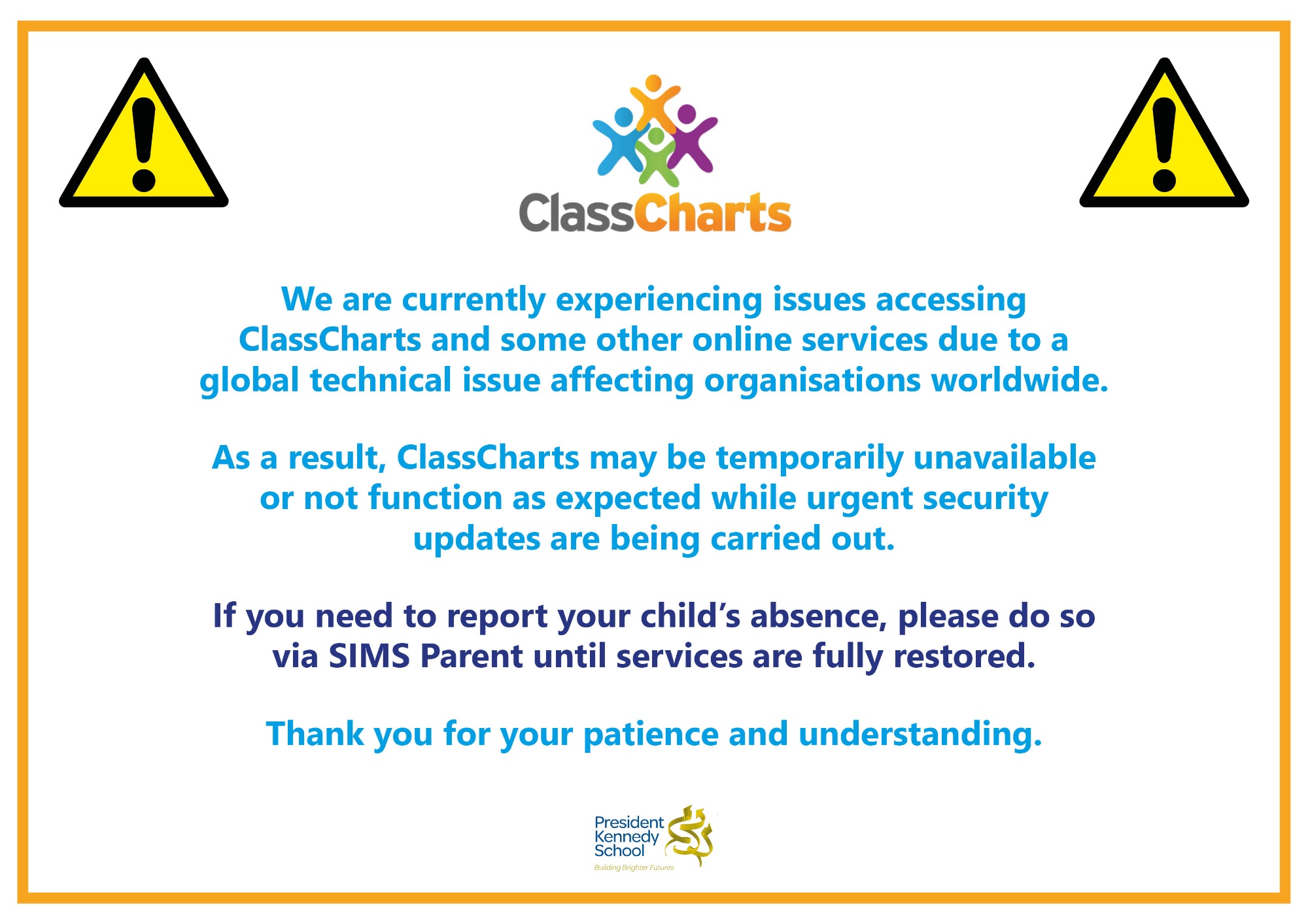 ClassCharts Sign
