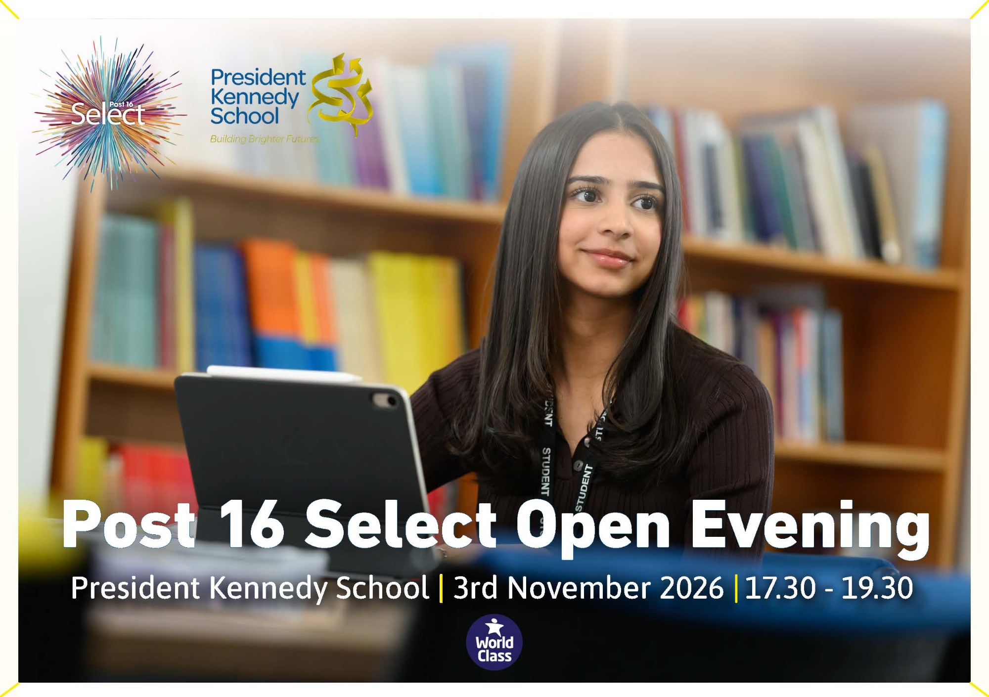 P16 Open Evening flyer
